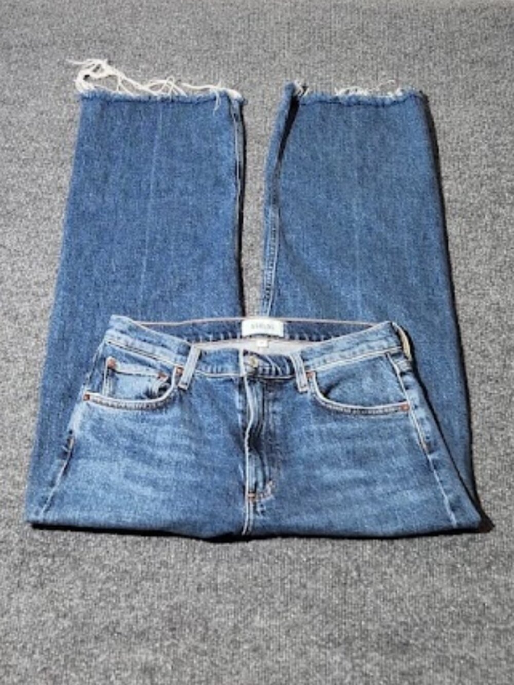 AGOLDE Women's Ren High Rise Wide-leg Jeans Size 27 - Picture 2 of 5